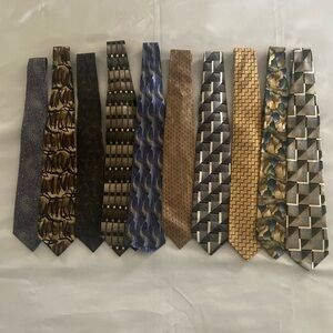 Men’s suit ties lot of 10